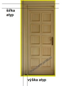 atypický rozměr dveří